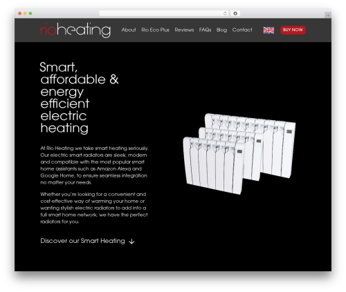 WordPress theme Rio Heating Theme - rioheating.com