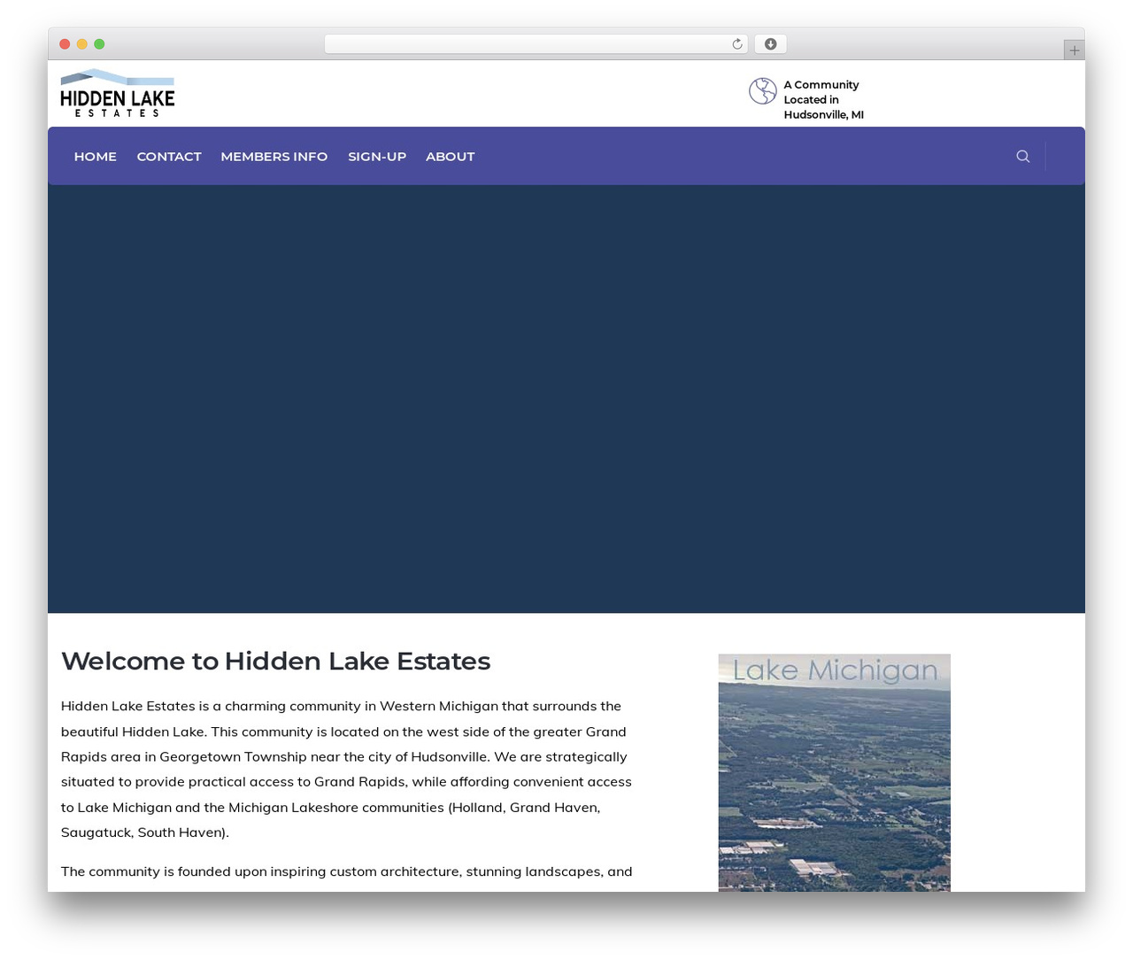 WordPress theme Scape - hiddenlakeestates.net