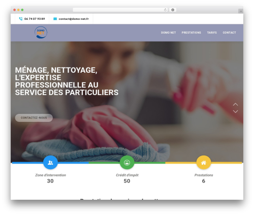 Cleaning WordPress theme - domo-net.fr