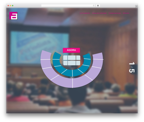 Deppo WordPress theme design - fundacionagora.com