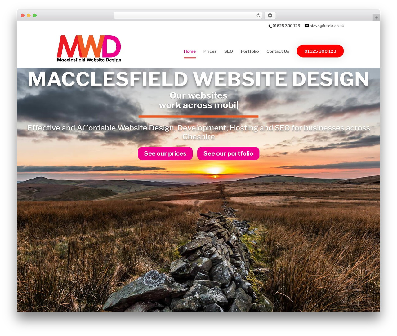 Divi theme WordPress - macclesfieldwebsitedesign.co.uk