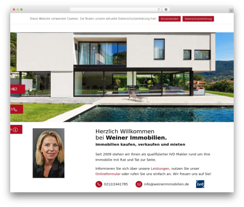 Divi WordPress theme - weiner-immobilien.de