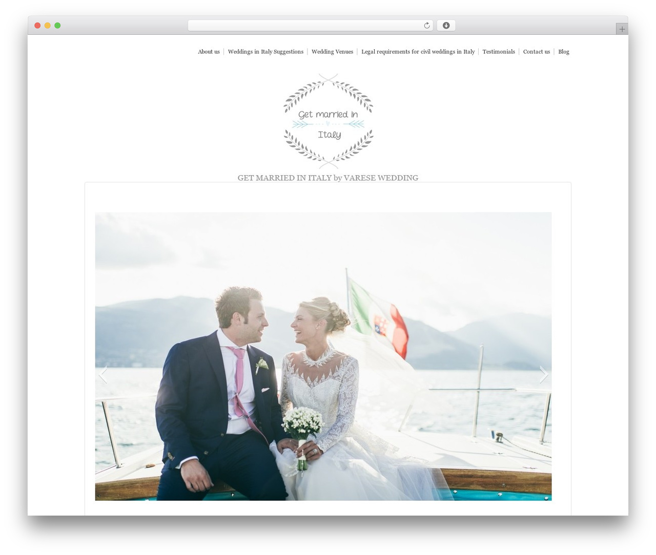 Theme WordPress Responsive Pro - getmarriedinitaly.net