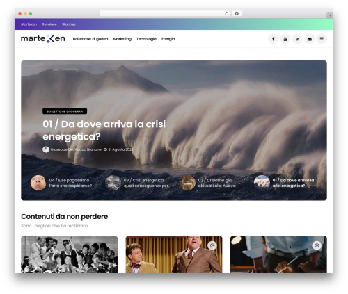Disto WordPress theme - marteken.it