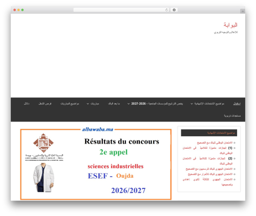 Dynamico WordPress theme - albawaba.ma