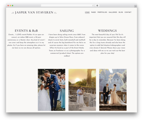 Iris WordPress theme - jaspervanstaveren.com