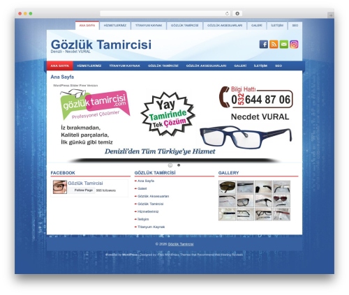 Learner WP theme - gozluktamircisi.com
