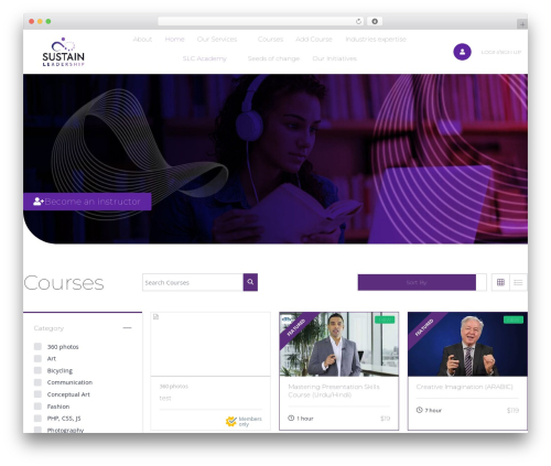 MasterStudy Templates WordPress theme - online.sustain-leadership.com