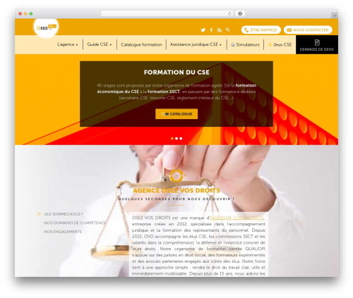 Seomix Framework WordPress theme - osezvosdroits.com