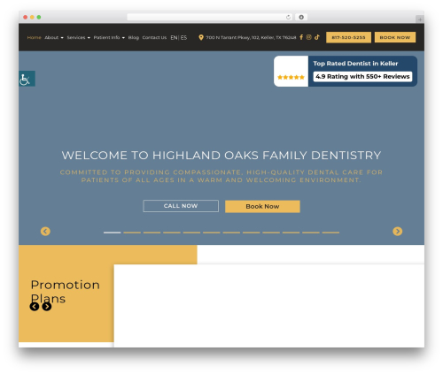 Theme WordPress Theme 46 - highlandoaksfamilydentistry.com