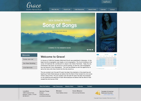 Theme WordPress Grace Church