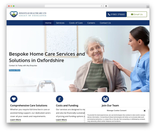 WordPress theme Beaver Builder Theme - ringsteadcare.co.uk