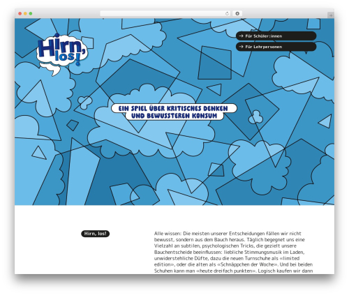 F4 Theme 20 WordPress theme - hirn-los.ch