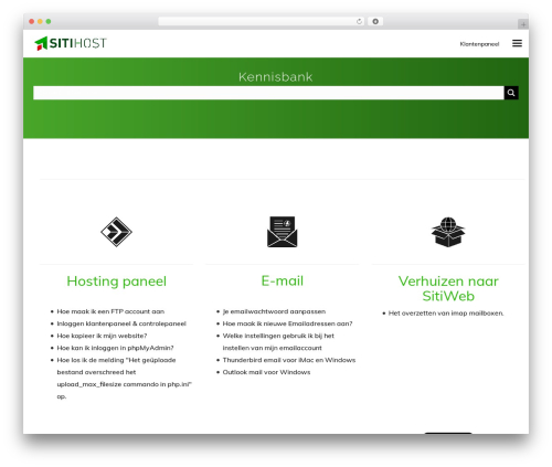 KnowledgePress top WordPress theme - kennisbank.sitihost.nl