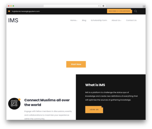 Krowd themer WordPress plugin - islamicmessagingsystem.com