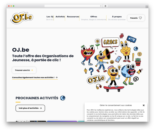 OJ Theme WordPress theme - organisationsdejeunesse.be