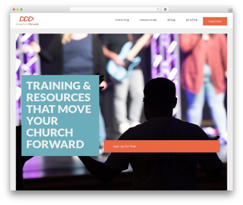 Page Builder Framework WordPress theme - movechurchforward.com