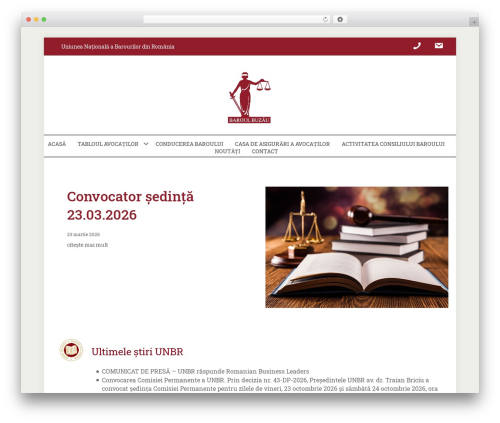 WordPress theme tooShark bbDefault - baroulbuzau.ro