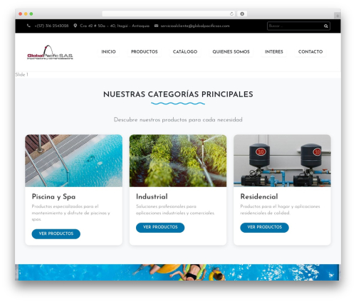 WordPress theme Global - globalpacificsas.com