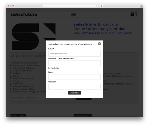 Themify Popup (themify-popup) free WordPress plugin - swissfuture.ch