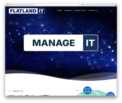 WordPress theme TANDA - flatlandit.com