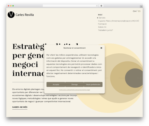 Atomic Blocks WordPress theme - crevilla.com