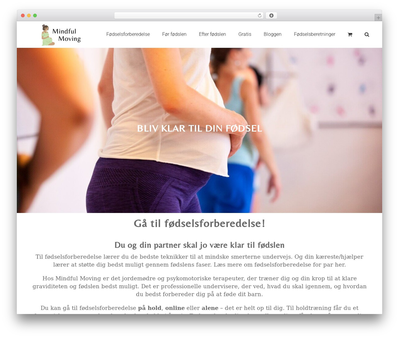 Avada Child top WordPress theme - mindfulmovinggravid.dk