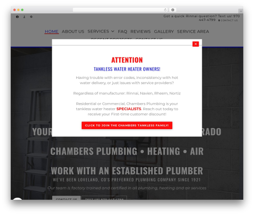 Beacon Theme WordPress theme - chambersplumbingloveland.com