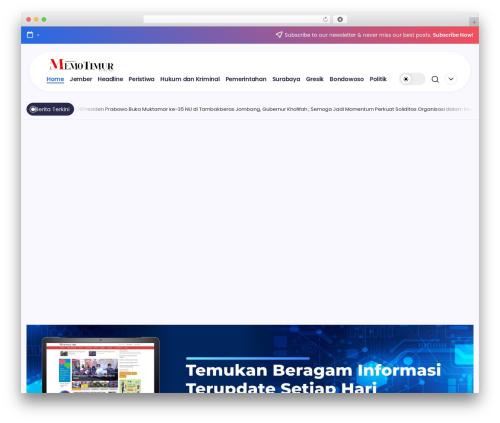 Blogsy WordPress blog theme - memotimur.id Blogsy WordPress blog theme - memotimur.id