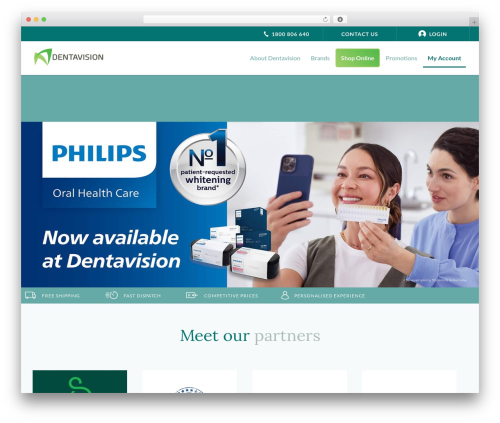 Dentavision WordPress theme - dentavision.com.au