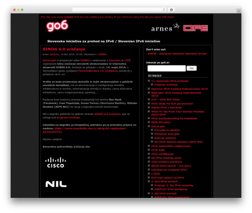 fMulti WordPress theme - go6.si