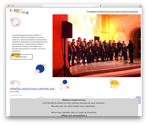 Ona best free WordPress theme - kaleidos-songs.org