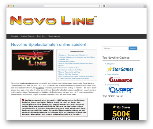 Nafets imprint WordPress plugin - novoline-spielautomaten.com