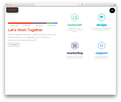 Thegem elements WordPress plugin - oryan.com