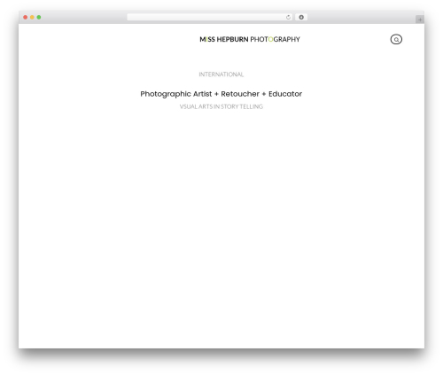 Themify Simple WordPress gallery theme - misshepburn.co.za