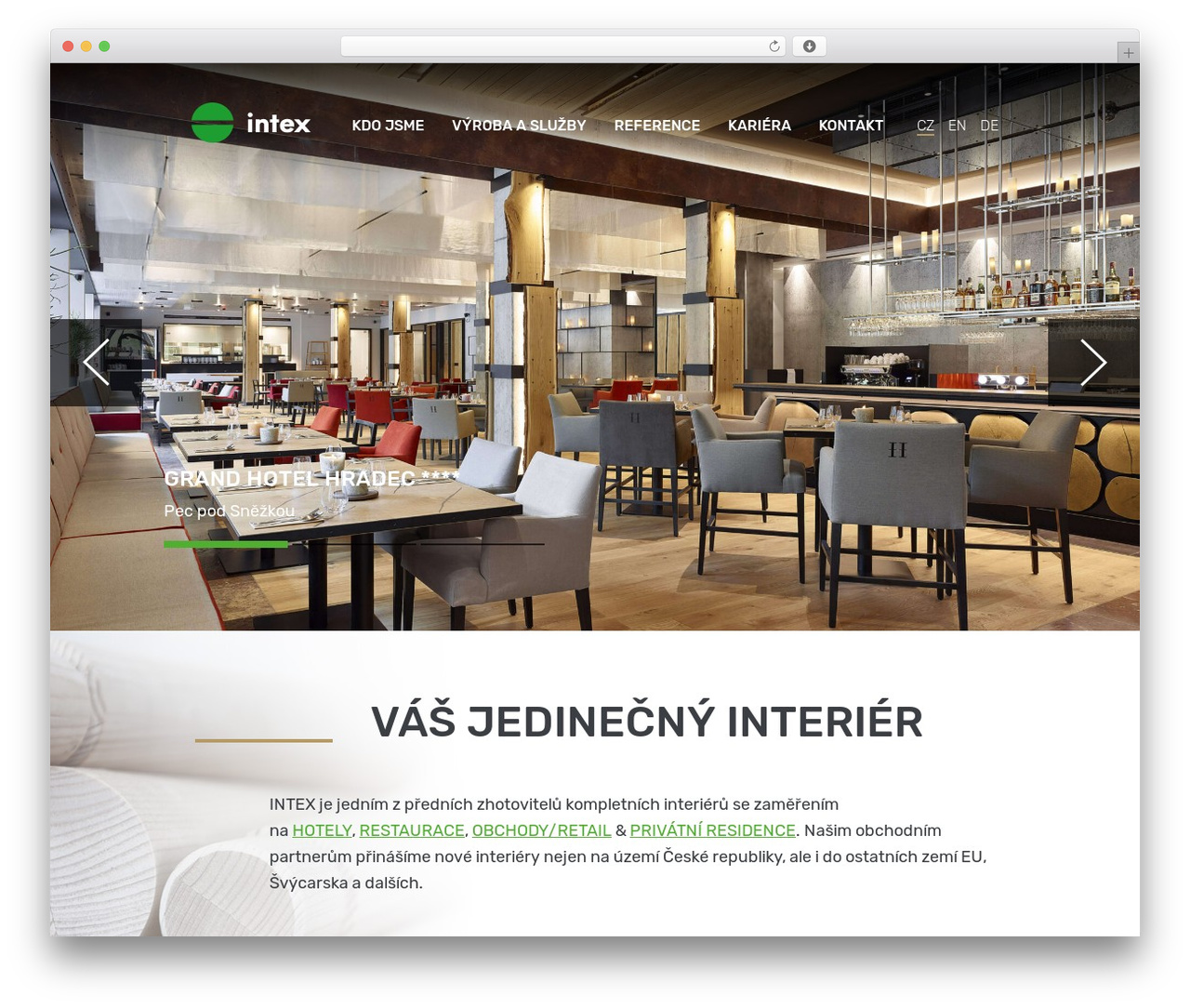 Web WordPress theme design - intexledec.cz Web WordPress theme design - intexledec.cz