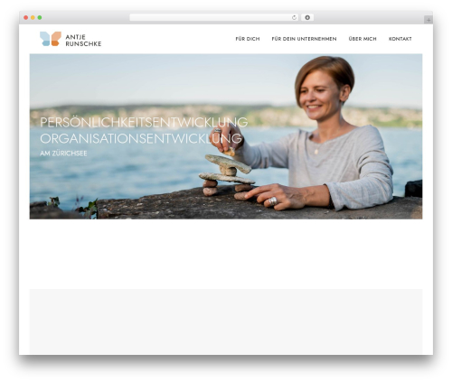 Webify theme WordPress - antjerunschke.ch
