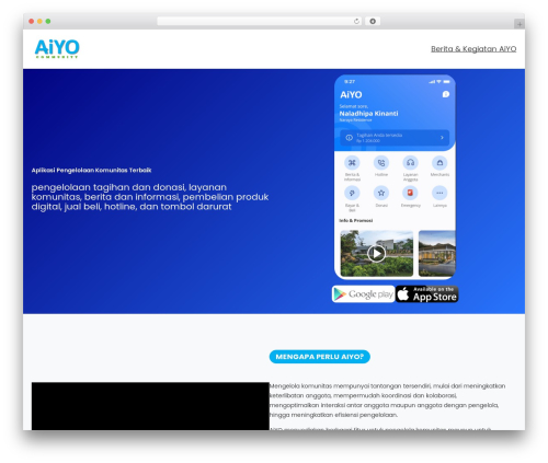 WordPress theme Buildapp - aiyo.id