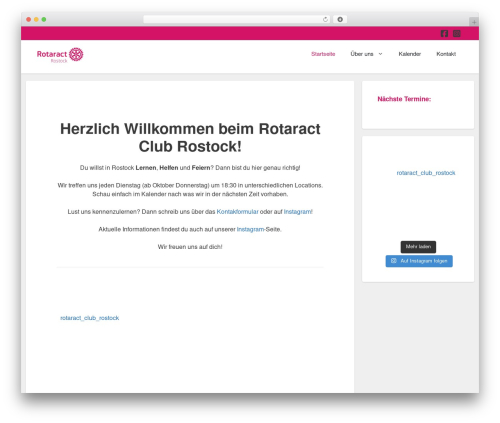 WordPress theme GeneratePress - rostock.rotaract.de