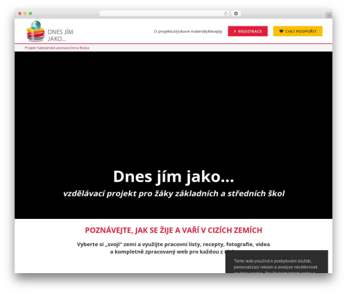 WordPress theme Impreza - dnesjimjako.cz