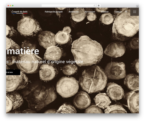 aarhus WordPress theme - lespritdubois.com