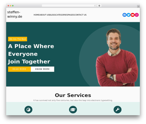 Alpha Patterns WordPress website theme - steffen-winny.de