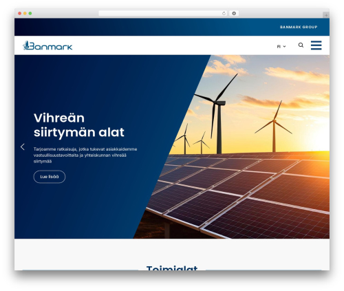 Banmark WordPress theme - banmark.fi