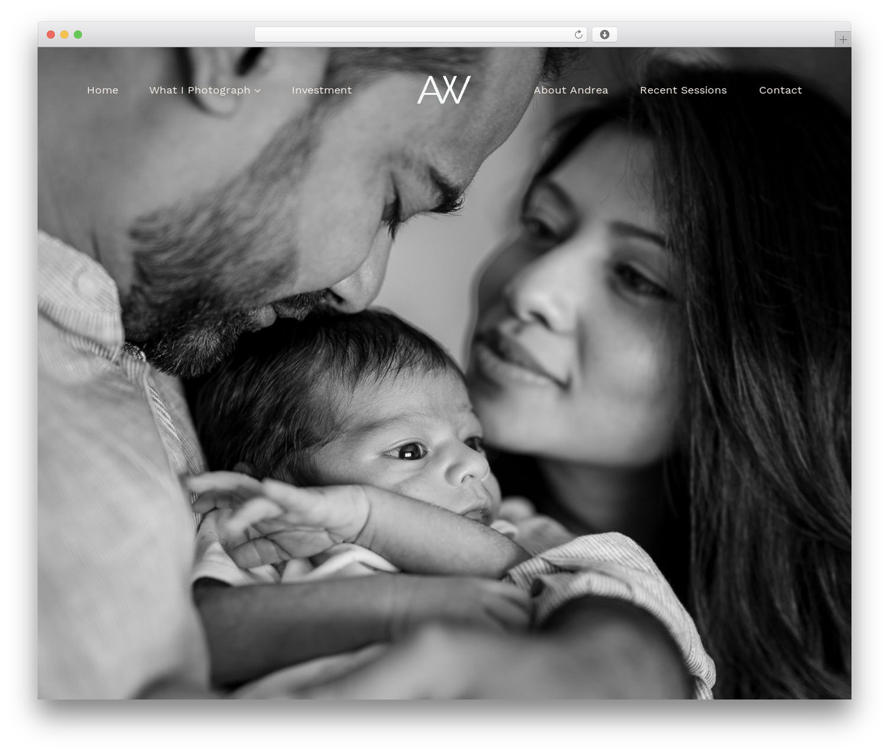 Como WP theme - andreawhelan.com