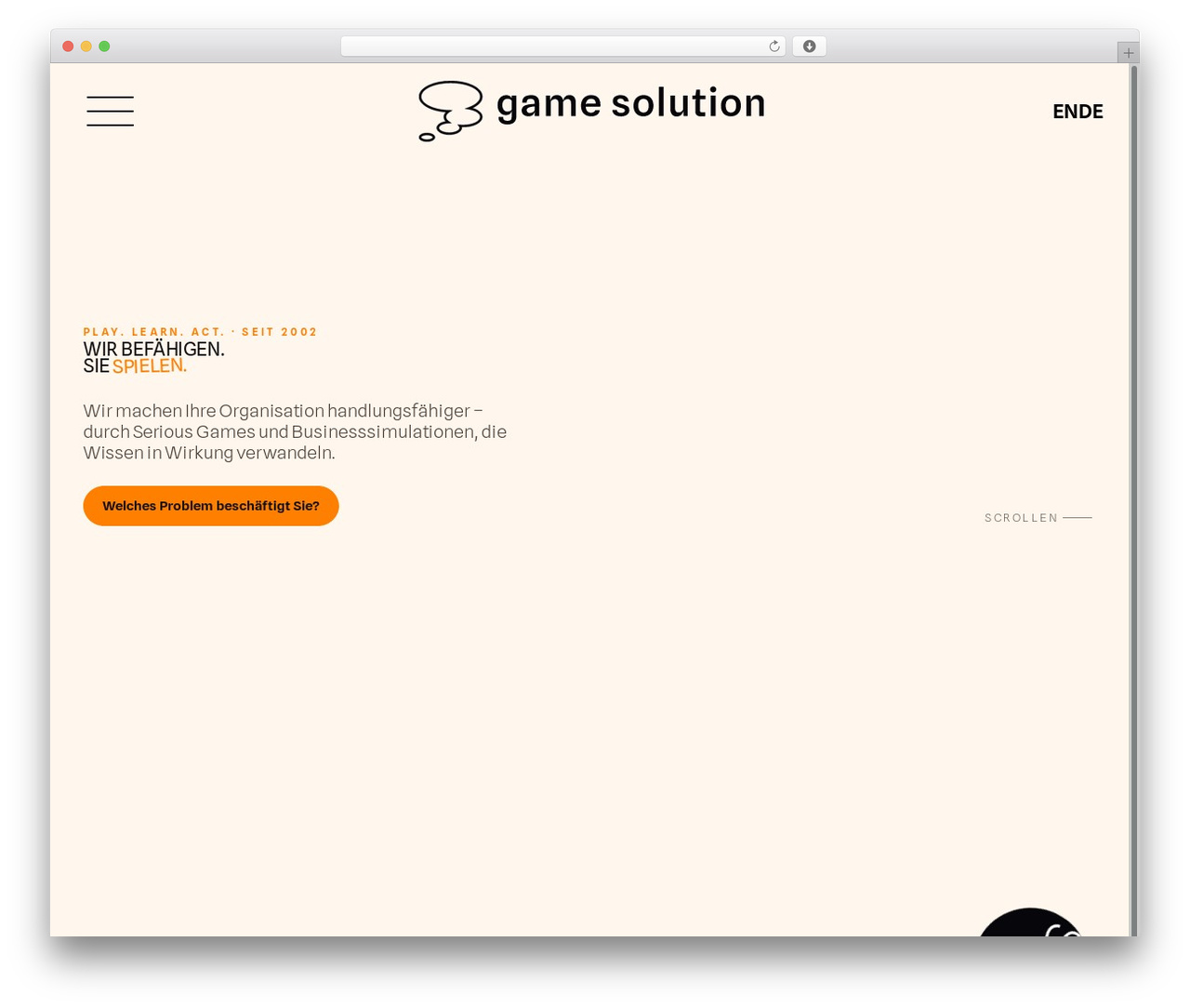 gamesolution WordPress website theme - gamesolution.ch