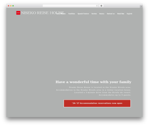Genesis WordPress theme - reisehouse-niseko.com