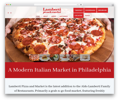 Pronto sidebar navigation WordPress plugin - lambertipizzamarket.com
