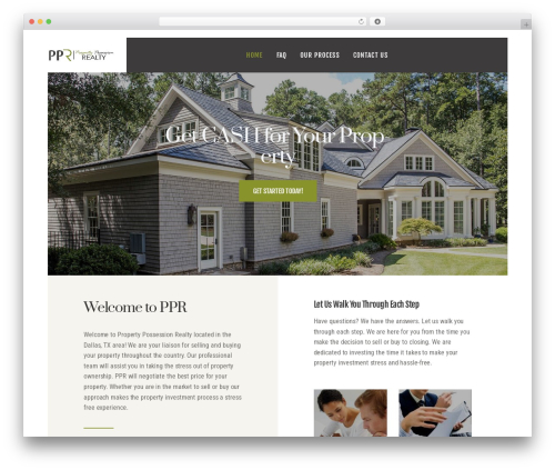 Seventrees WordPress theme design - propertypossessionrealty.com