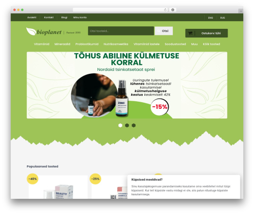 Woo lithuaniapost main WordPress plugin - bioplanet.ee