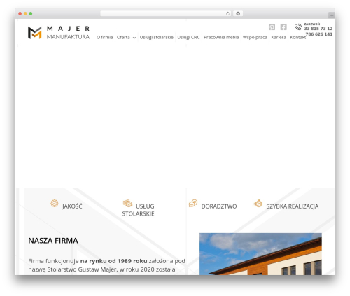 WordPress theme PureCss.io BASIC THEME - manufakturamajer.pl